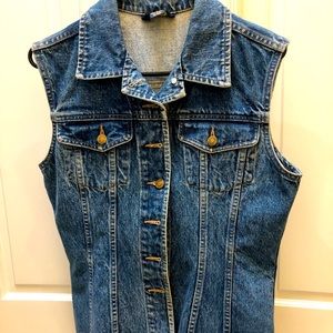 Denim Vest, Breeches Size M like new Vintage